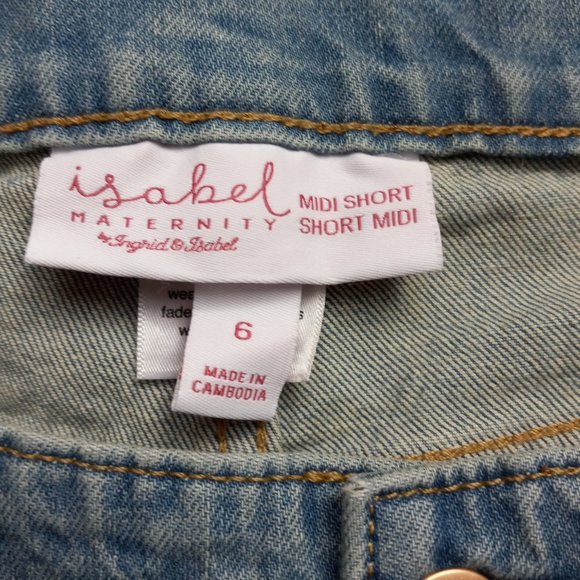 Isabell Maternity by Ingrid & Isbell Midi- Short Size 6 - Picture 6 of 8